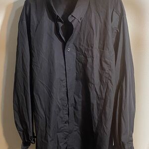 Elegant Charcoal Men's Button Down Shirt